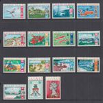 Cayman Islands: 1969 Elizabeth II Set of 15 Stamps to £1 SG222-236 MNH [D547]
