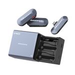 Synco P2L Wireless Smartphone Microphone with Charging Box for IOS iPhone iPad