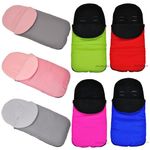 UNIVERSAL COSY TOES FOOTMUFF FIT BUGGY PUSHCHAIR STROLLER PRAM  MULTI COLOUR