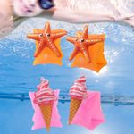 Inflatable Arm Bands Pool Swim Float Sleeves Swimming Arm
