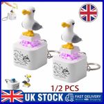 1/2 PCS Seagull Mine Keychain, Seagull Mine Button Keychain