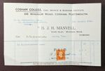 1940 Cosham College Civil Service Institute 68 Windsor Road Portsmouth Receipt