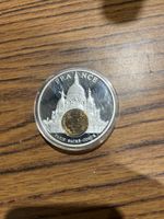 France Paris Sacré-Cœur European Currencies Silver Plated Commemorative Medal