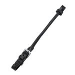 Rolled Leather Lip Strap One Size and BLACK