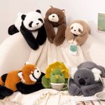 Weighted Stuffed Animals Plush Toys Panda Dinosaur Teddy Bear For Kids & Adults