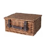 White Honey Grey Brown Empty Wicker Picnic Gift Hampers Shop Retail Display Box