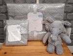 Elephant bundle set including: quilt,quilted sham and elephant comforter CG H63