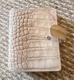 Van Der Spek touch me junior velvet Matt croco. 25mm rings
