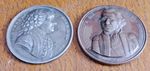 medallions - Linnaeus and Gen. Abercromby