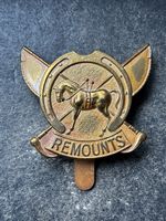 Army Remount Service, WW1 British Army Cap Badge.