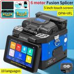 COMPTYCO FS-60E Six Motors Fiber Fusion Splicer, Built-in OPM and VFL + Extras!