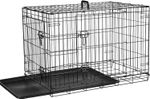 Medium Sized Dog Crate | Puppy Cage with 2 Doors Dual Access | Easy Clean Remova