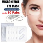 Microneedle Eye Patches Mask Hyaluronic Acid 1-50 Pairs Anti Wrinkle Dark Circle