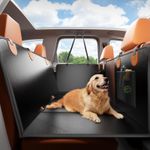 HiPetpy Dog Car Back Seat Cover Hard Bottom Extender Waterproof PU 59% Off