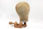 Vintage Milliners hat block and clamp, mannequin, shop display or use