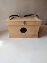 mid size single ply Ammo‑Box Style Small Animal Transport Box  16" × 10" × 10",