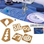 DIY Garment Ruler Set Clear Acrylic Free Motion Sewing Machine Quilting Template