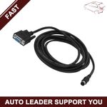 Universal Piece of 1 8P Mini Din Male to Female DB9 RS232 PLC Adapter Cable 10Ft