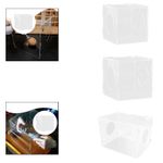 Tabletop Acrylic Grinding Dust Box Clear Polishing Hood Protection Cage for