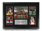Man Utd 2008 Champions League Signed A3 Pre Printed Autograph Photo Memorabilia