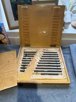 Metric W&S Cylindrical Pin Gauges Wooden Case