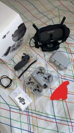 DJI Neo Motion Flymore Combo FPV Drone with Goggles EXCELLENT CONDITION WITH BOX