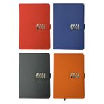 A5 Notebook With Closure Hardback Premium Book Lined Notepad Journal
