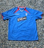 Vintage Glasgow Rangers FC Football Shirt 2003/2005 Home Size XXL Diadora