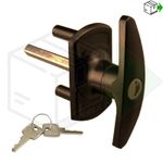 NEW Cardale, Wessex, Apex, B&Q Garage Door T Bar Lock Handle Garage Door Spares 
