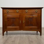 Antique 20th Century Art Nouveau Style Sideboard In Walnut ( AF-5406 )