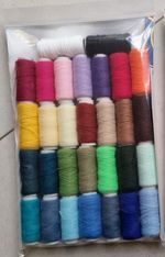 30 acrylic yarns punch needle wool for coasters, badges, machine washable thread