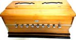 HAHAPA Standard Harmonium 9 Stops Mahogany Color 3 1/2 Octave with Coupler  Bag