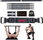 Innstar Resistance Bands Bar Black Set Home Gym Bench Up Press Squats Deadlifts
