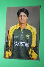 Umar Amin (Pakistan Cricket) Signed Photo Paper