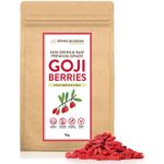 1KG GOJI BERRIES TIBETAN SUN-DRIED RAW NATURAL HEALTHY VEGAN SUPERFOOD SNACK