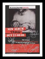 ALEXISONFIRE ENTIRE GROUP AUTOGRAPHED SIGNED & FRAMED PHOTO PRINT