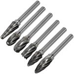 Sealey Ripper Coarse Tungsten Carbide Rotary Burrs 6mm Shank File Die Drill