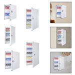 Key Lock Box Cabinet Key Organizer Wall Mount Security Case Easily Mounted
