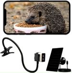 Hedgehog House Entrance Camera WiFi 4MP Solar Motion Alerts Night Vision Live