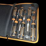 Magnusson Wood Chisel Set 6 Pieces hardly used In Original Carry Case No Stone