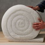 Loft Insulation Roll 570mm Polyester Thermal Roof Wall Insulation Energy Saving