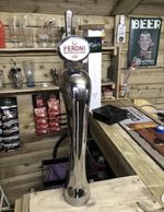 Peroni  beer pump Full Set Up Outside Bar. Condition is Used but very good 
