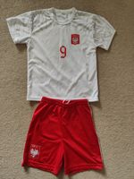 Kids Boys Polish Football Kit  T-shirt And Shorts 134 Cm Used