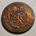 1759 2 Liard Luxembourg Maria Theresa L#247 High Grade Copper Coin