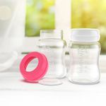 4PCS Breastmilk Storage Bottles Wide Caliber Leakproof Breastmilk Freezer