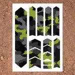 Bicycle Frame Protective Sticker Decal Laminated xtra Protection Mountain bike 4