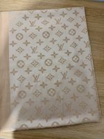 Monogram Women’s Scarf 100% Silk Monogram Pattern New Beige