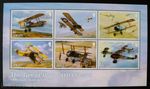 Jersey Stamps "The Great War-100 Years Pt 4-War in the Air" MNH 6V S/S 2017