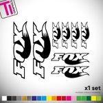 FOX Bike Stickers Vinyl Decal Frame Cycle Bicycle - Set of 8 Logos