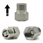 1/4 "3/8" 1/2 "3/4" 1 "BSP Thread Hexagonal Vertical One-Way Check Valve 304 Sta